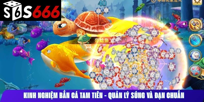 Kinh nghiệm bắn cá Tam Tiên - quản lý súng và đạn chuẩn