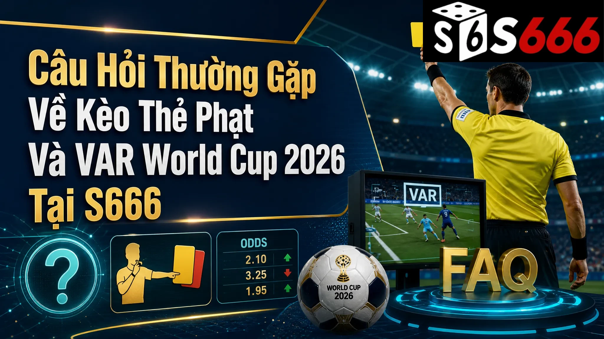 Câu Hỏi Thường Gặp Về Kèo Thẻ Phạt Và VAR World Cup 2026 Tại S666