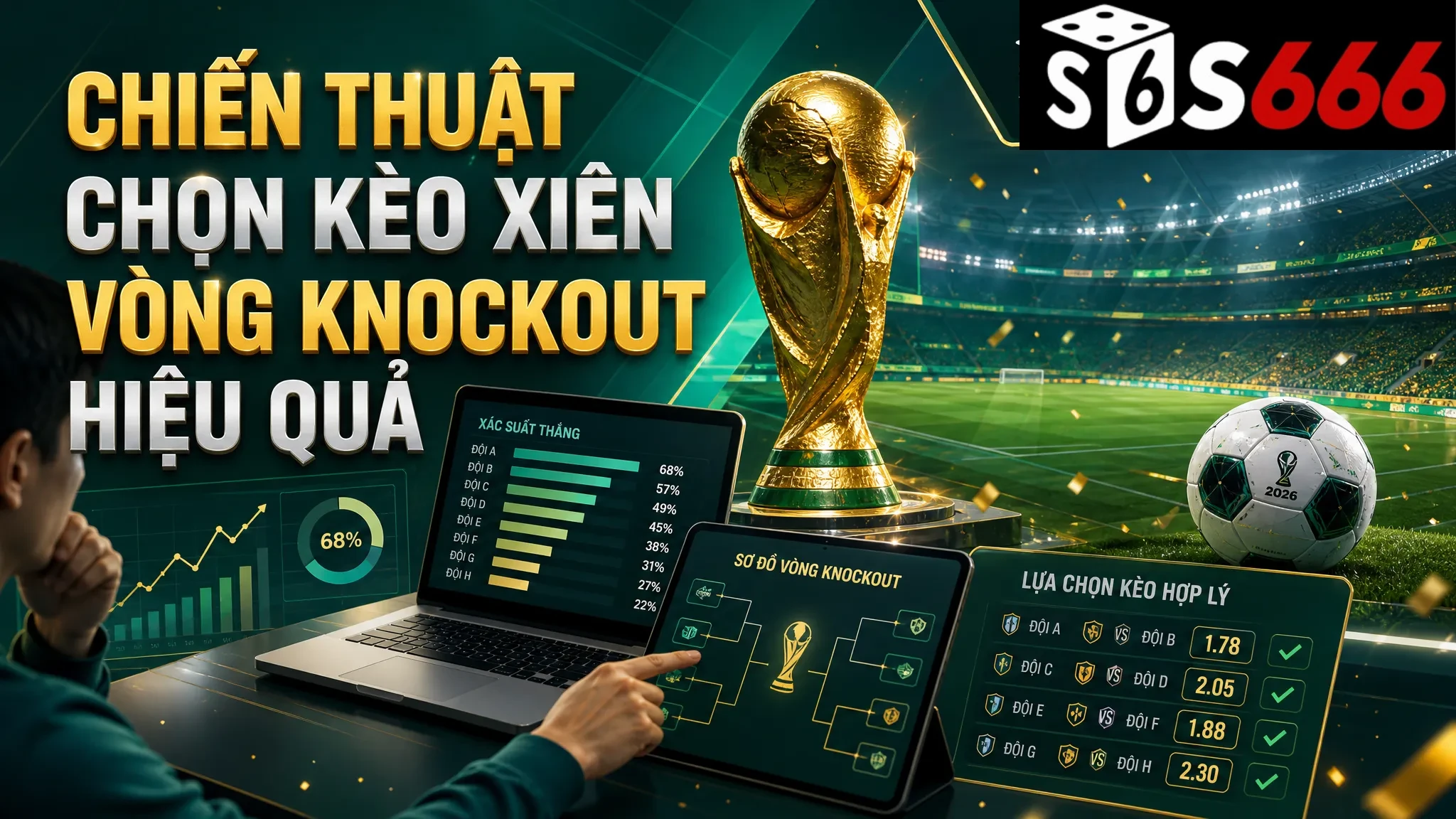 Chiến Thuật Chọn Kèo Xiên Vòng Knockout Hiệu Quả